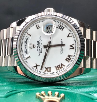 Rolex Day-date 36 128239 White Roman