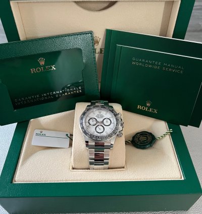 Rolex Daytona 126500ln White Panda Unworn