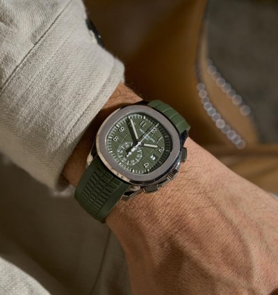 Patek Philippe Aquanaut Khaki Chronograph Unpolished