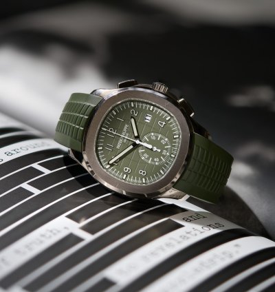 Patek Philippe Aquanaut Khaki Chronograph Unpolished