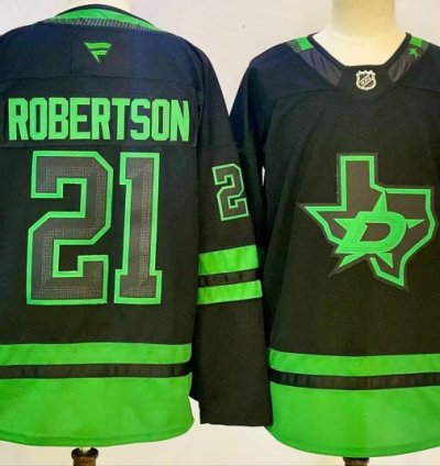 Mens Dallas Stars 21 Jason Robertson Jersey Stitched