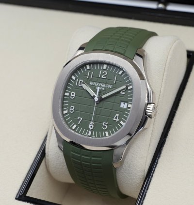Patek Philippe Aquanaut Khaki Green 5168g 2021 Full Set