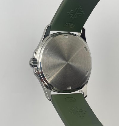 Patek Philippe Aquanaut Ladies Green Diamond Set 5067a-013