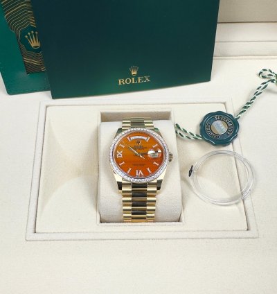Rolex Day-date 36 128348rbr Carnelian Dial 2025 Unworn