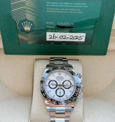 Rolex Daytona 126500ln-2025-unworn-daytona-full Set