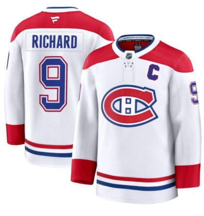 Maurice Richard Jersey 9 Montreal Canadiens Timeless Premium Stitched 2025 Away