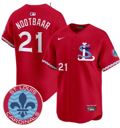 Lars Nootbaar Jersey 21 St Louis Cardinals City Connect Vapor Premier Limited Stitched