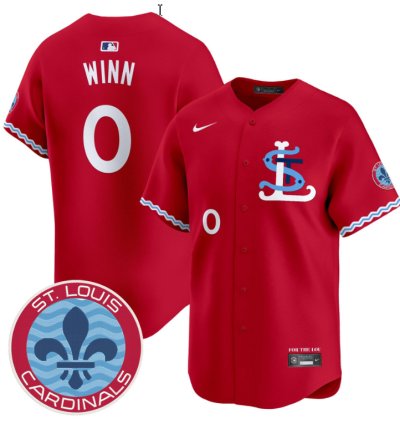 Masyn Winn Jersey 0 St Louis Cardinals City Connect Vapor Premier Limited Stitched