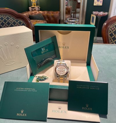 Rolex Daytona 126503 Champagne Zenith Dial Steel Gold New Nos 2025