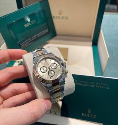 Rolex Daytona 126503 Champagne Zenith Dial Steel Gold New Nos 2025