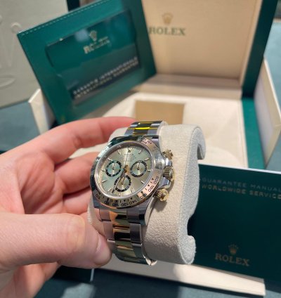Rolex Daytona 126503 Champagne Zenith Dial Steel Gold New Nos 2025