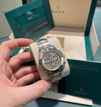 Rolex Daytona 126503 Champagne Zenith Dial Steel Gold New Nos 2025