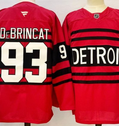 Detroit Red Wings 93 Alex Debrincat Jersey Stitched