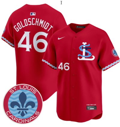 Paul Goldschmidt Jersey 46 St Louis Cardinals City Connect Vapor Premier Limited Stitched