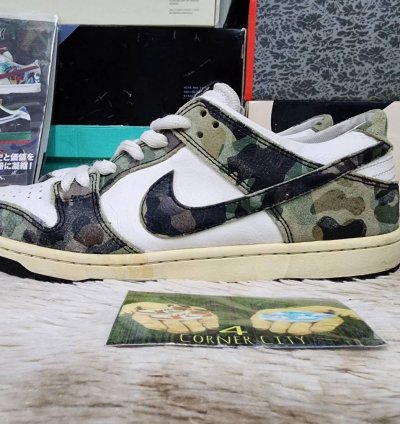 Nike Sb Dunk Low Camo Legion Green