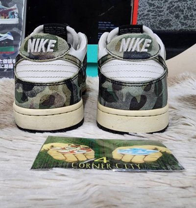 Nike Sb Dunk Low Camo Legion Green