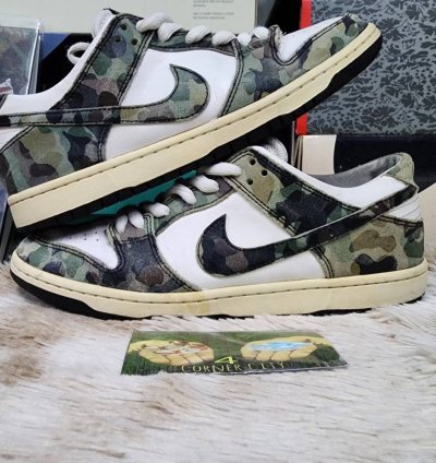 Nike Sb Dunk Low Camo Legion Green