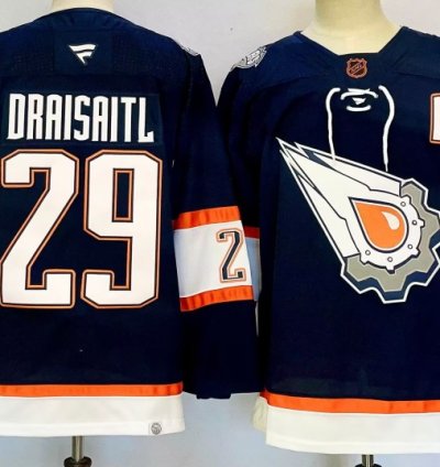 Edmonton Oilers 29 Leon Draisaitl Jersey Stitched