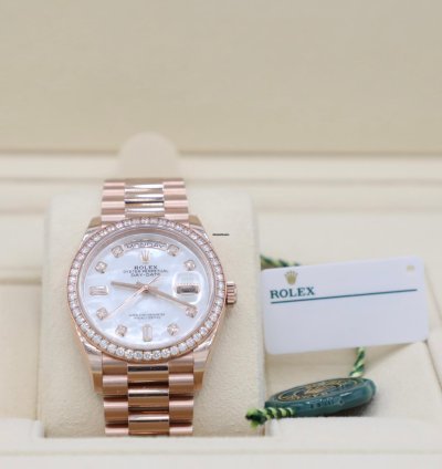 Rolex Day-date 36 2022 New Day-date 36 Mother Of Pearl Dial Rose Gold