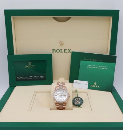 Rolex Day-date 36 2022 New Day-date 36 Mother Of Pearl Dial Rose Gold