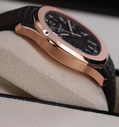 Patek Philippe Aquanaut Mint Complete Set Brown Dial Rose Gold 40mm Tropical Sport Strap 5167r-001
