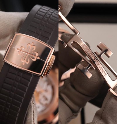 Patek Philippe Aquanaut Mint Complete Set Brown Dial Rose Gold 40mm Tropical Sport Strap 5167r-001