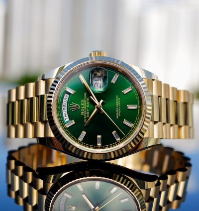 Rolex Day-date 36 2024 Day-date 36mm Green Dial 128238