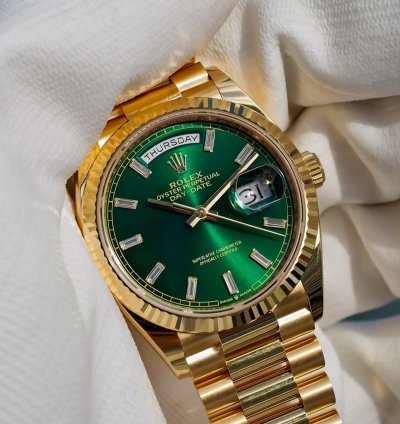 Rolex Day-date 36 2024 Day-date 36mm Green Dial 128238