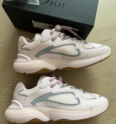 Final Drop - Dior B24 Pale Pink Trainer Sneakers