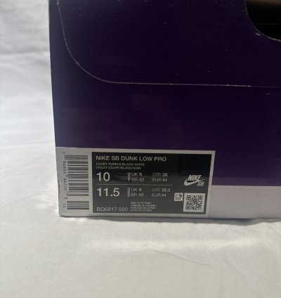 Nike Sb Dunk Low Court Purple