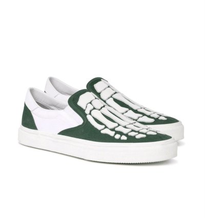 Final Drop Green Amiri Slip On Skel Toes