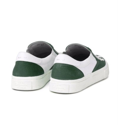 Final Drop Green Amiri Slip On Skel Toes