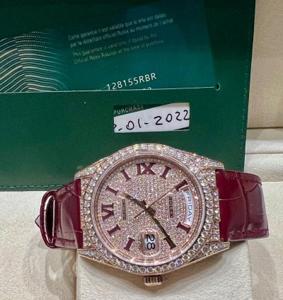 Rolex Day-date 36 36mm 128155rbr 2022 Full Set