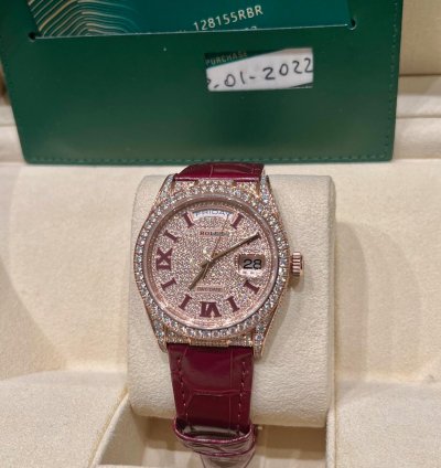 Rolex Day-date 36 36mm 128155rbr 2022 Full Set