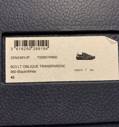 Fw 20 B23 Low Top Sneakers