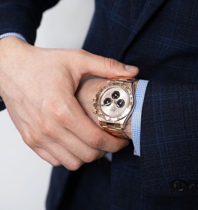 Rolex Daytona 126505 18k Rose Gold Sundust Index Dial 40 Mm