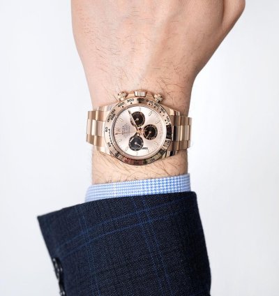 Rolex Daytona 126505 18k Rose Gold Sundust Index Dial 40 Mm