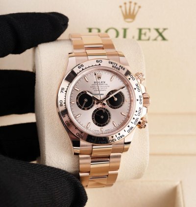Rolex Daytona 126505 18k Rose Gold Sundust Index Dial 40 Mm