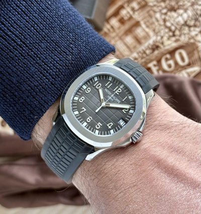 Patek Philippe Aquanaut Ref 5165 Patek Service 2008 Extract And Service Pouch Mint