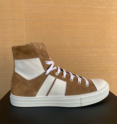 High Top Sunset Sneakers In Beige Taw