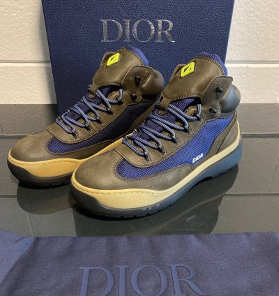 Hiking Boots Brown Blue Dior