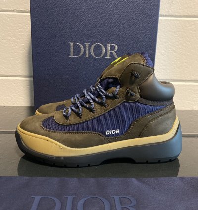 Hiking Boots Brown Blue Dior