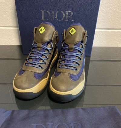 Hiking Boots Brown Blue Dior