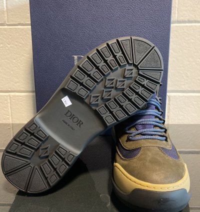 Hiking Boots Brown Blue Dior