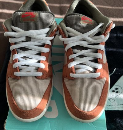 Nike Sb Dunk Low Dusty Peach Corduroy Sz 9