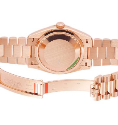 Rolex Day-date 36 36mm 18k Everose Gold President Pink Ros Diamond Dial