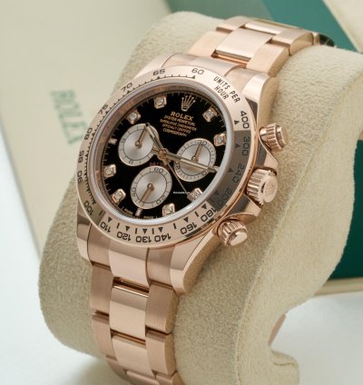 Rolex Daytona 126505 Black Diamond Index Dial
