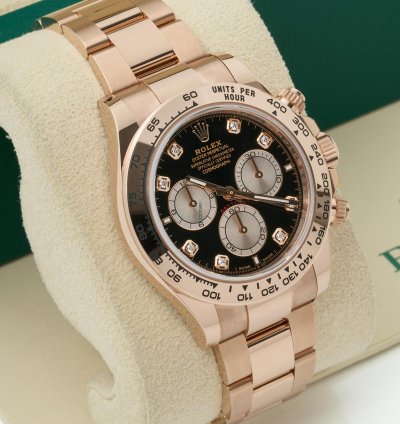 Rolex Daytona 126505 Black Diamond Index Dial