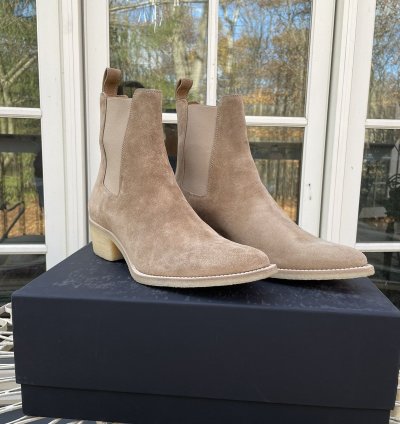 Last Dropp Pointy Toe Chelsea Boots Sz 44 5 Bnib