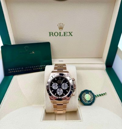 Rolex Daytona 126505 Rose Gold Black Dial Unworn 2024